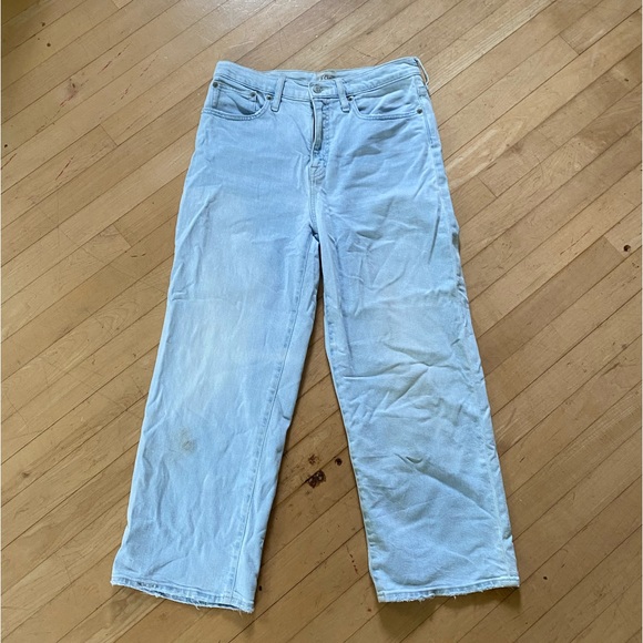 J Crew Slim wide-leg jean in Misty Surf wash size 28 - Picture 2 of 6